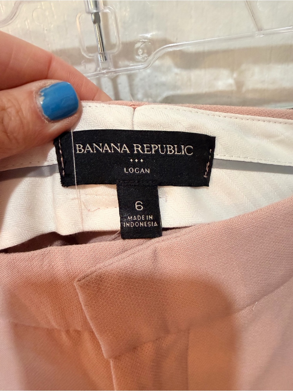Banana Republic Soft Blush Two-Piece Blazer and Pants - Picture 9 of 12